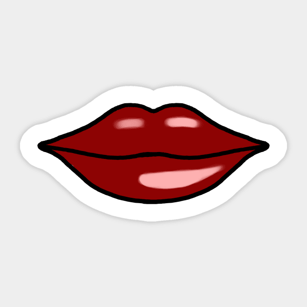 Mouth #1 Sticker by GagimasCutie